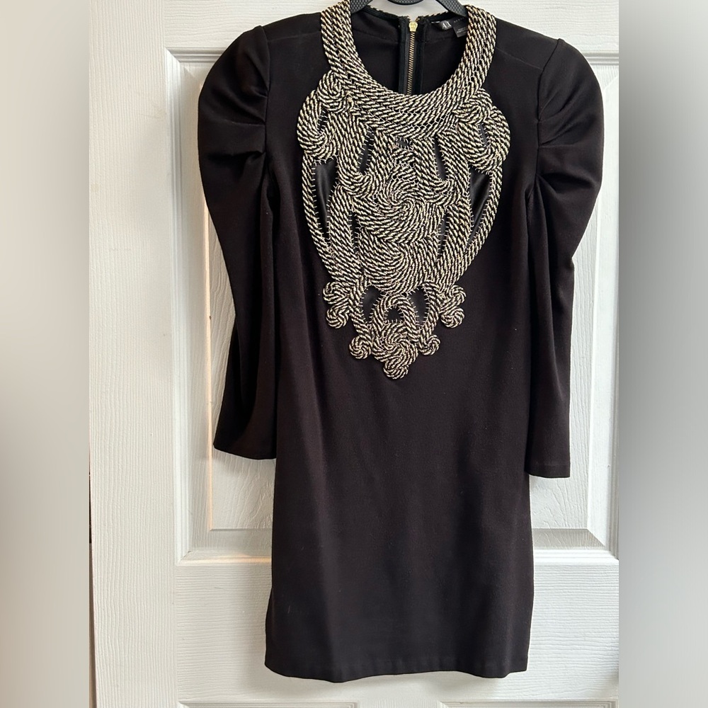 Armani Exchange embroidered dress